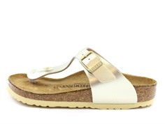 Birkenstock Gizeh sandal electric metallic gold med spænde (medium-bred)